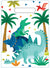 Image of Dinosaurs 8 Pack Plastic Party Favour Bags