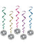 Image of 70s Disco Ball Spirals Hanging Party Decoration