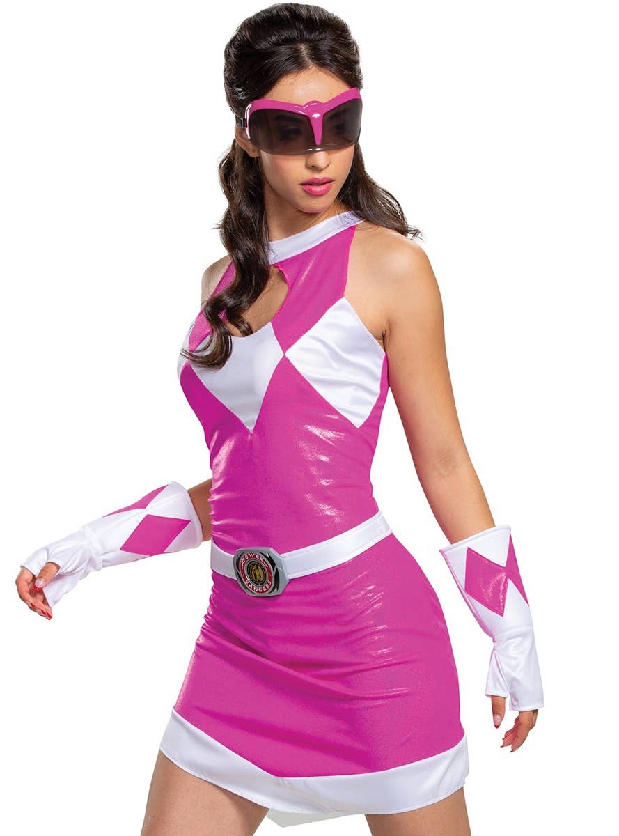Pink Power Ranger Costume | Womens Sexy Power Ranger Costume