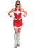 Red Power Ranger Costume for Women - Front Image