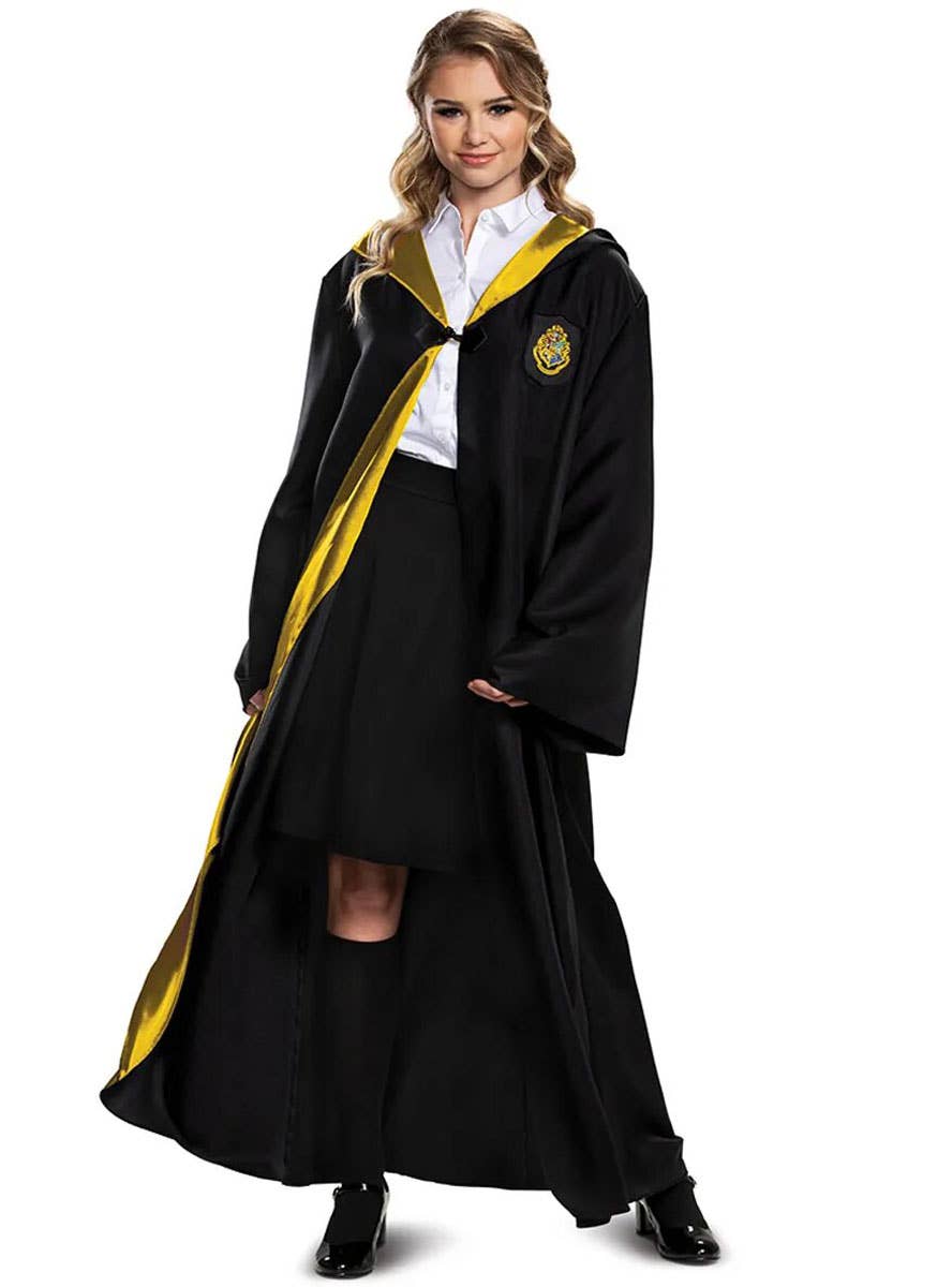 Adults Plus Size Hufflepuff Robe | Harry Potter Costume Robe