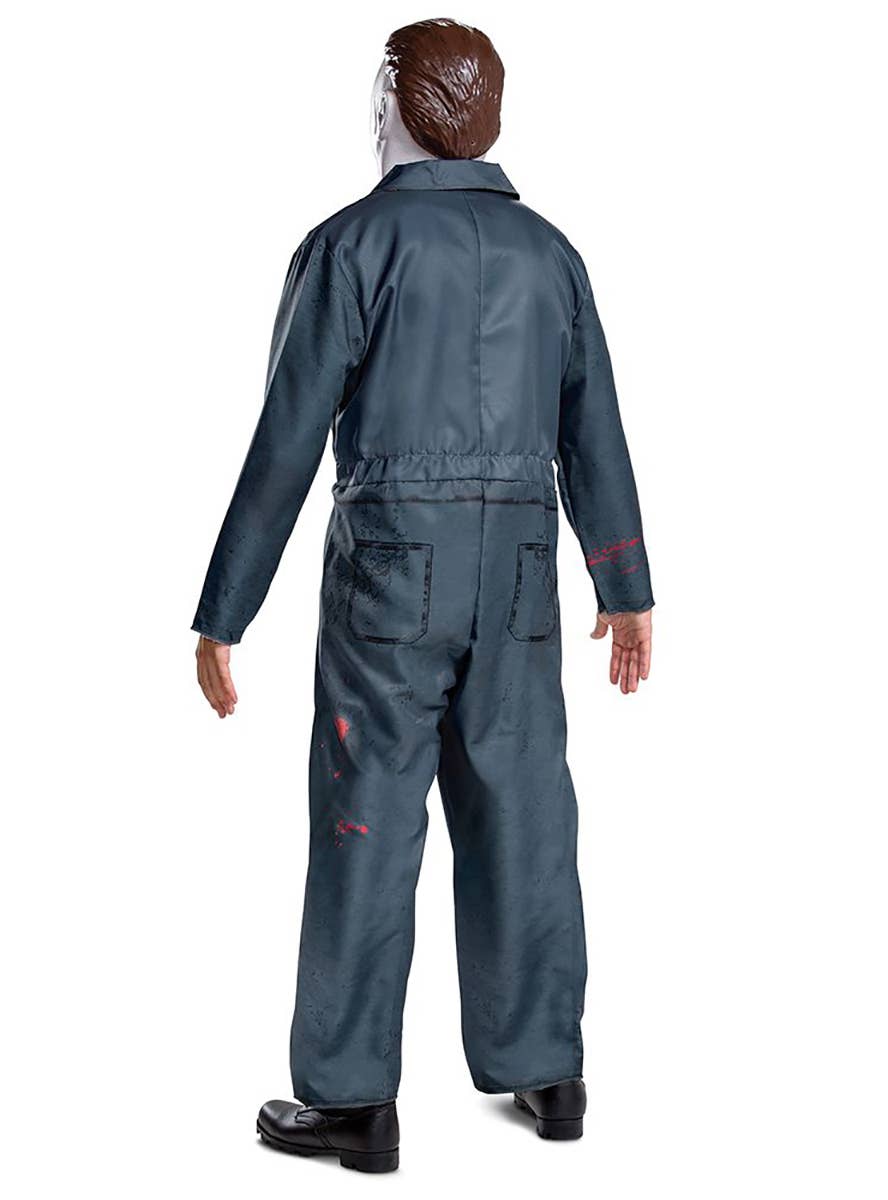 Michael Myers Bloody Overalls Men's Halloween Costume - Back Image