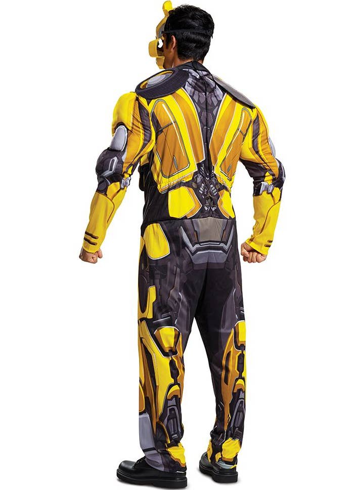 Men's Bumblebee Transformers Costume - Back Image