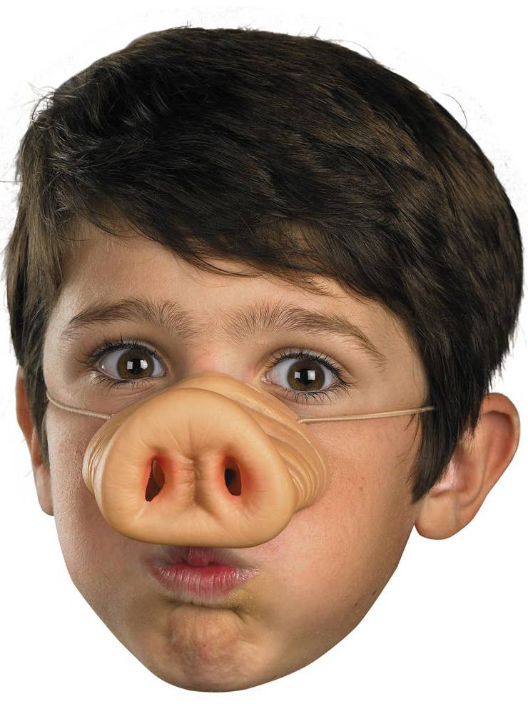 Pig Costume Nose on Elastic