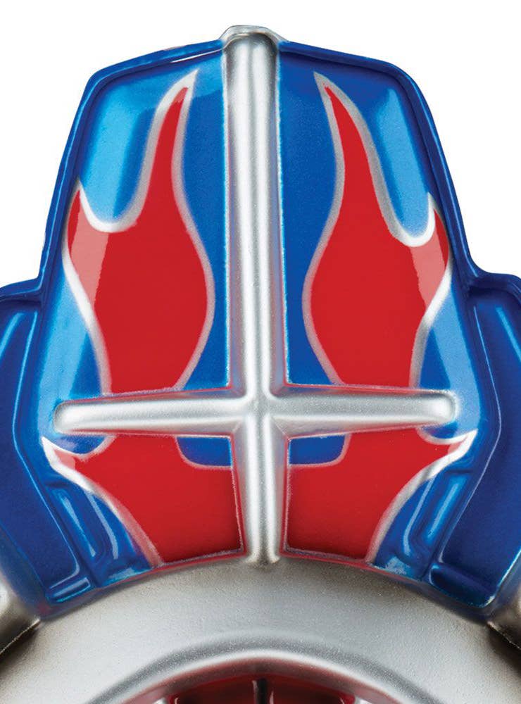 Deluxe Transformer Optimus Prime Costume Shield Close Up Image