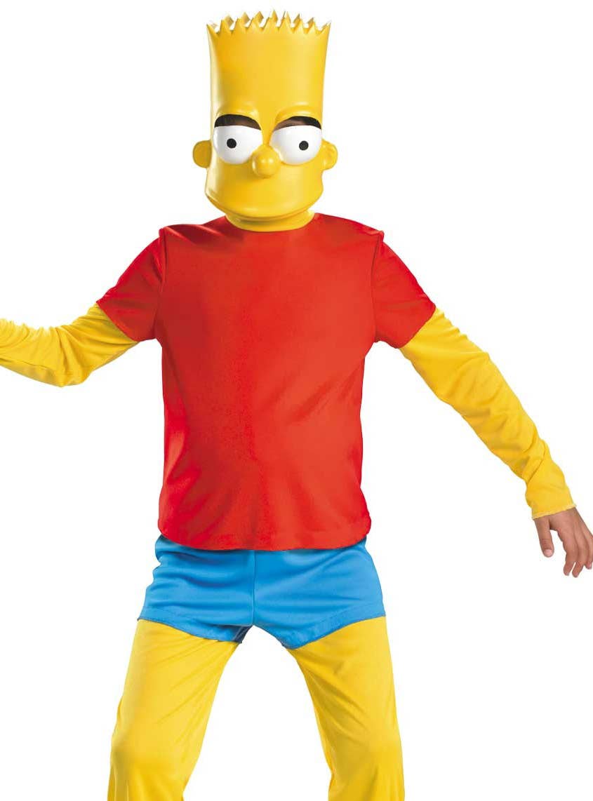 Bart Simpson The Simpsons Cartoon Boy's Licensed Costume - Close Image