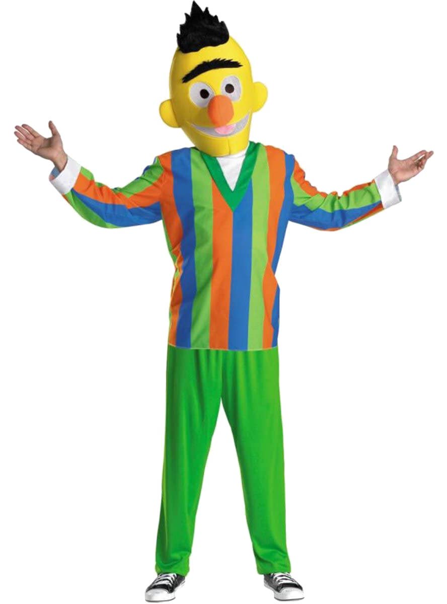 Men's Bert from Sesame Street Men's Dress Up Costume - Main View