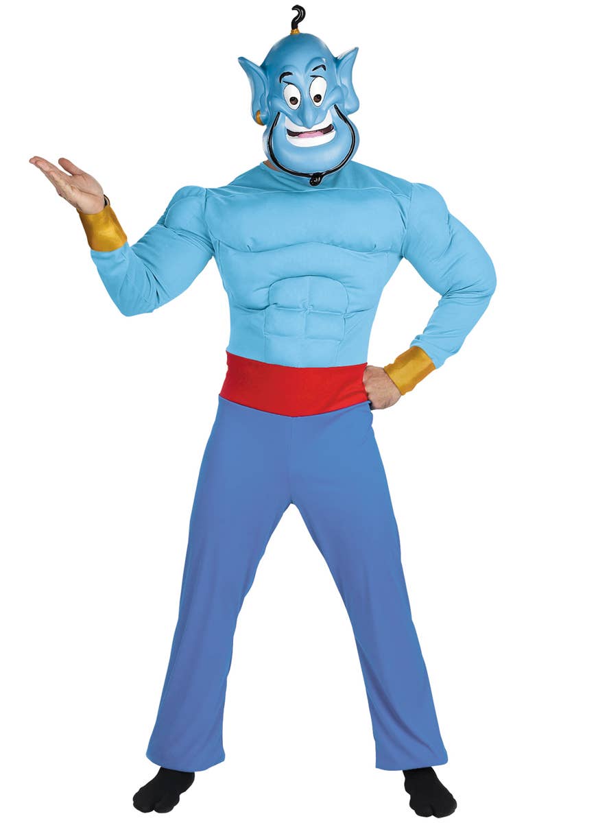 Aladdin Genie Deluxe Mens Disney Dress Up Costume