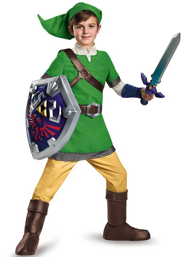 Deluxe Legend of Zelda Link Hylian Costume Shield  Accessory Alternative Image