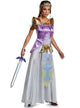 Women's Deluxe Princess Zelda Game Character Costume - Front Image