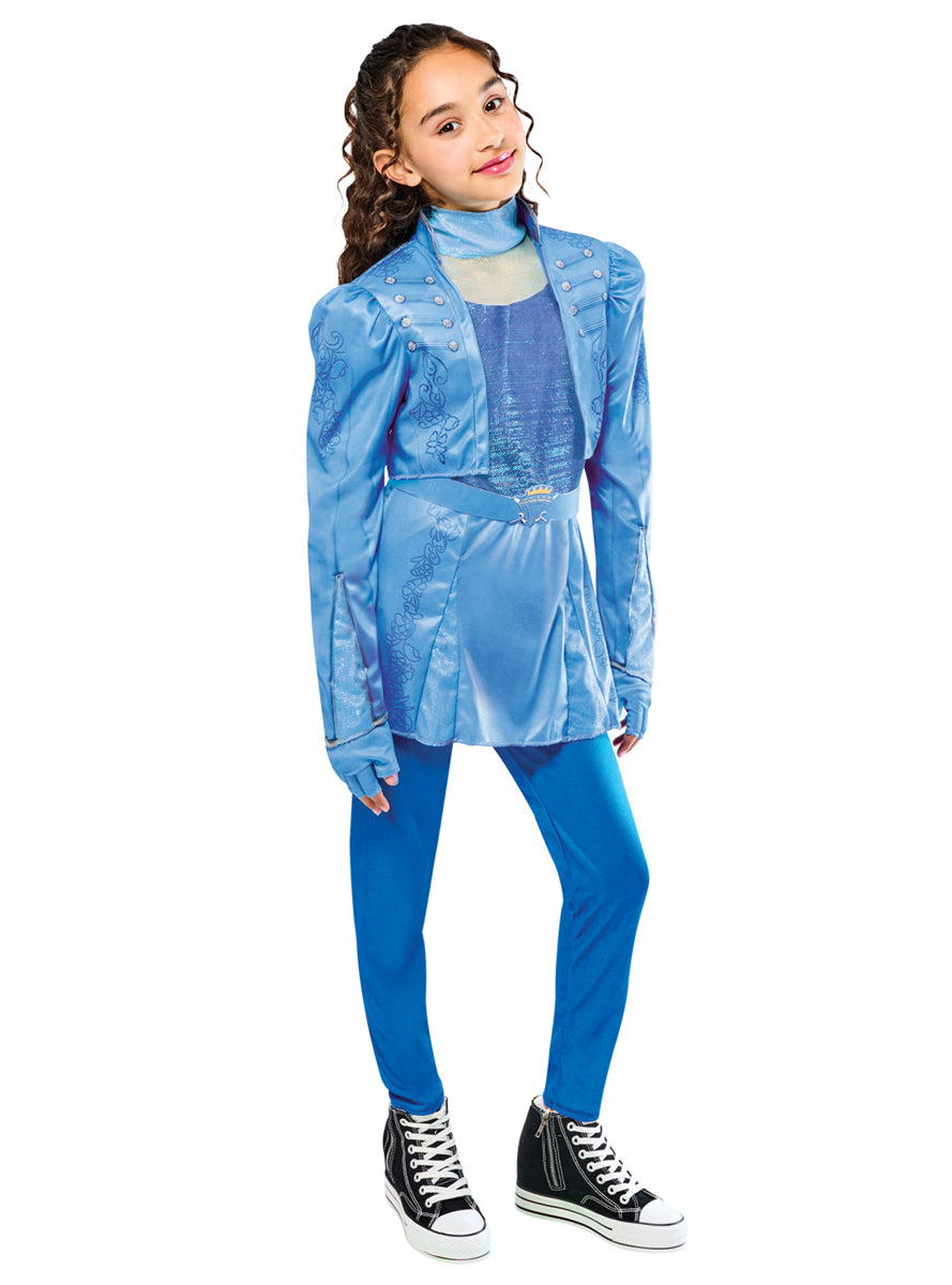 Disney Descendants 5 Girls Deluxe Blue Chloe Costume - Main Image
