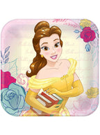 Image of Disney Princesses Belle 8 Pack 23cm Paper Plates