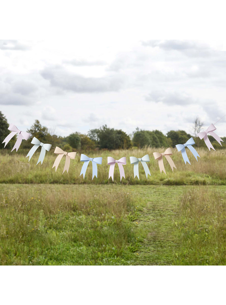 Ditsy Floral 250cm Bow Shaped Tea Party Garland - Lifestyle Image