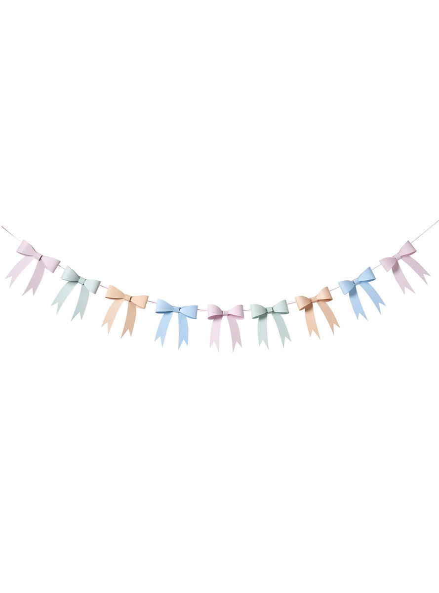 Ditsy Floral 250cm Bow Shaped Tea Party Garland - Main Image
