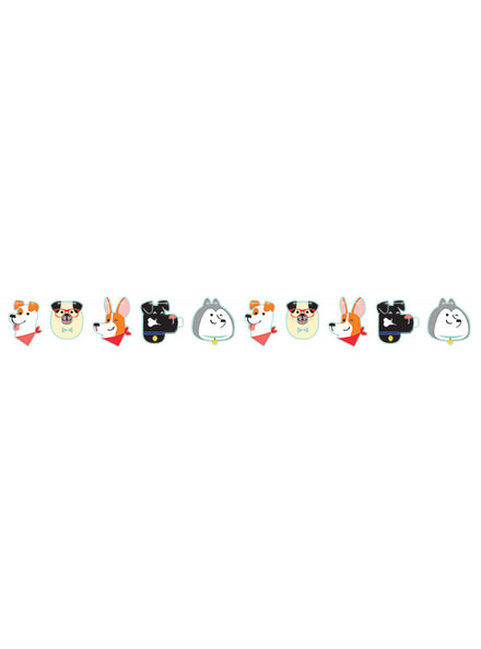 Dog Party 190cm Long Party Banner – Main Image