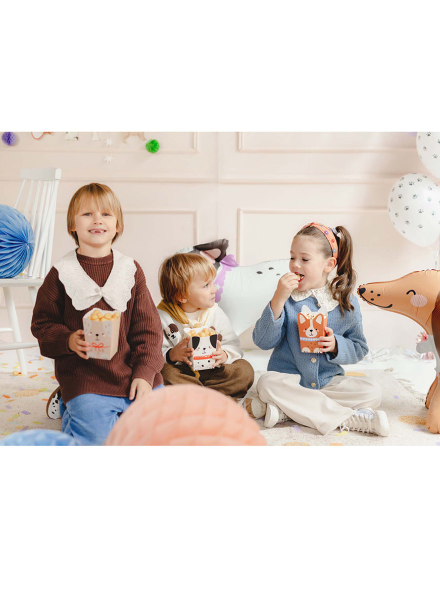 Dog Party 6 Pack Popcorn Boxes - Lifestyle Image 2
