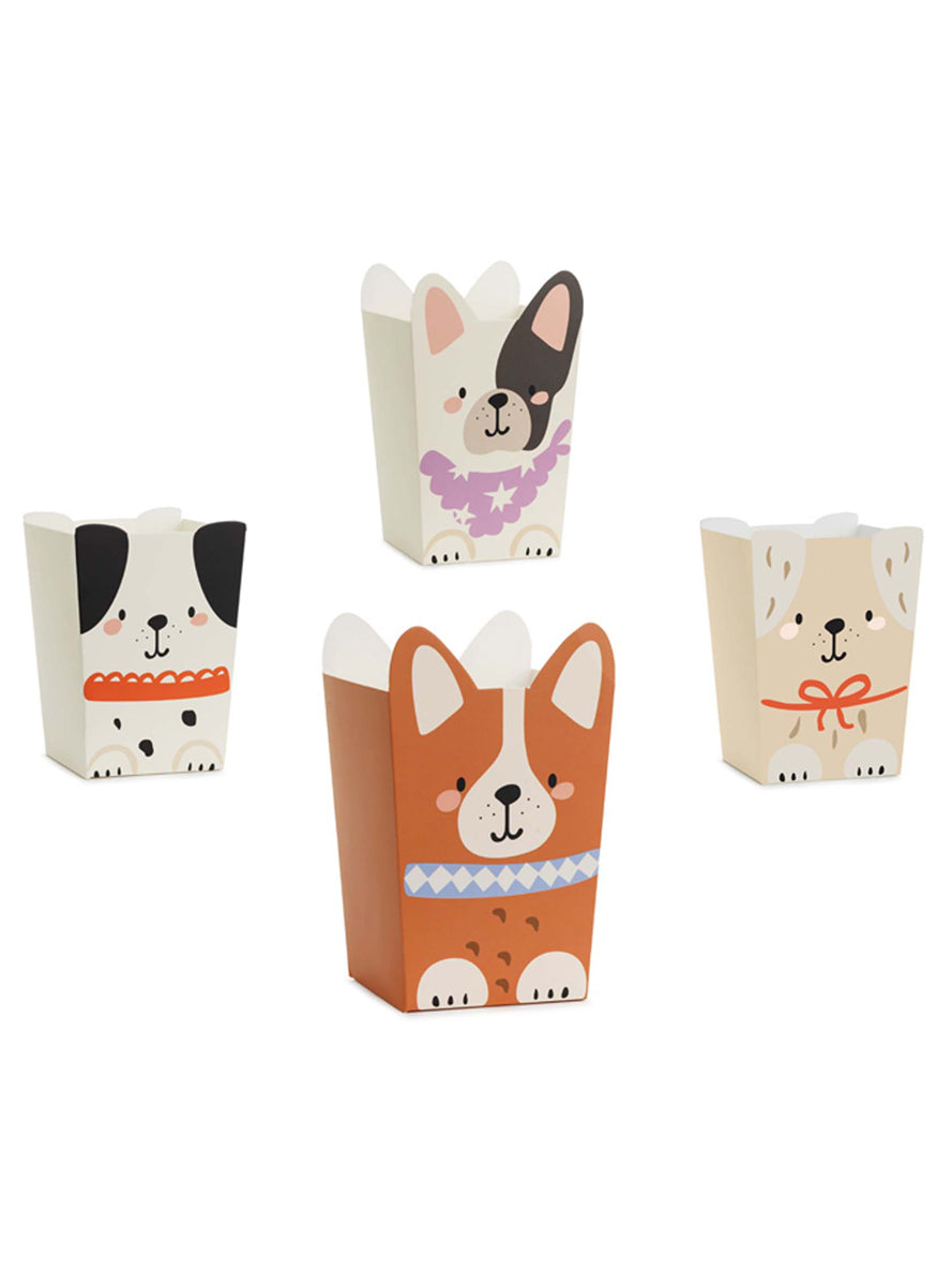 Dog Party 6 Pack Popcorn Boxes - Main Image