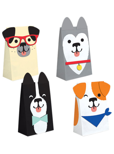 Dog Party 8 Pack 20cm Party Favour Treat Bags – Main Image