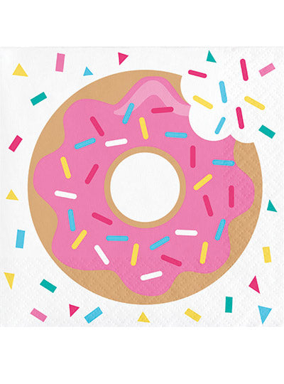 Donut Time 16 Pack Beverage Napkins – Main Image