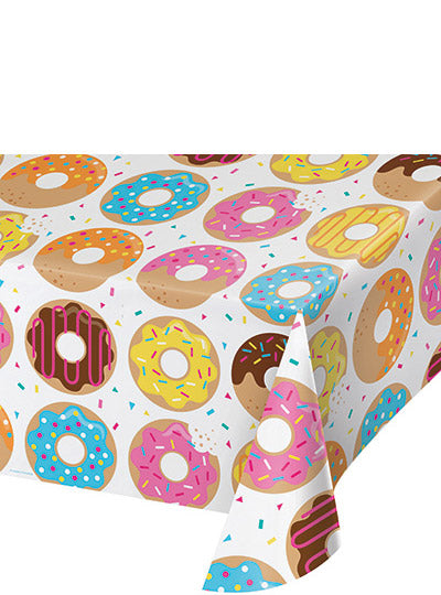 Donut Time 259cm Plastic Table Cover – Main Image
