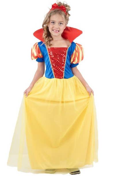 Girl's Disney Princess Snow White Costume Front View