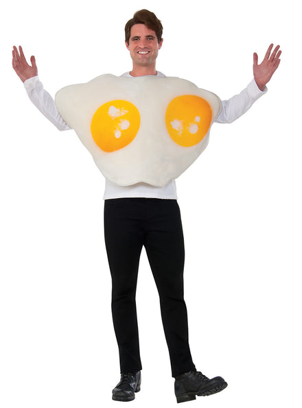 Fried Egg Novelty Adults Food Costume - Main Image