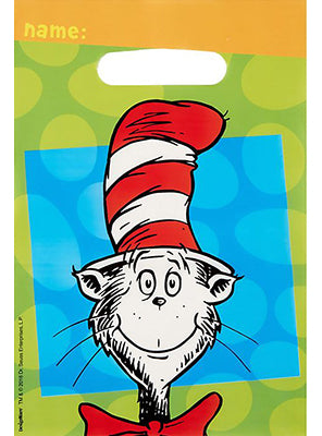 Cat in the Hat Loot Bags 8 Pack - Main Image