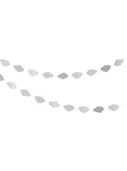 Dream Baby Grey and White Cloud 3m Long Garland – Main Image