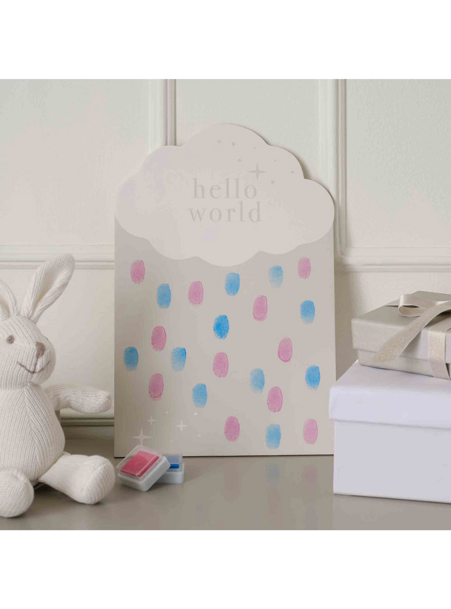 Dream Baby Shower 29cm Fingerprint Guest Book – Lifestyle Image