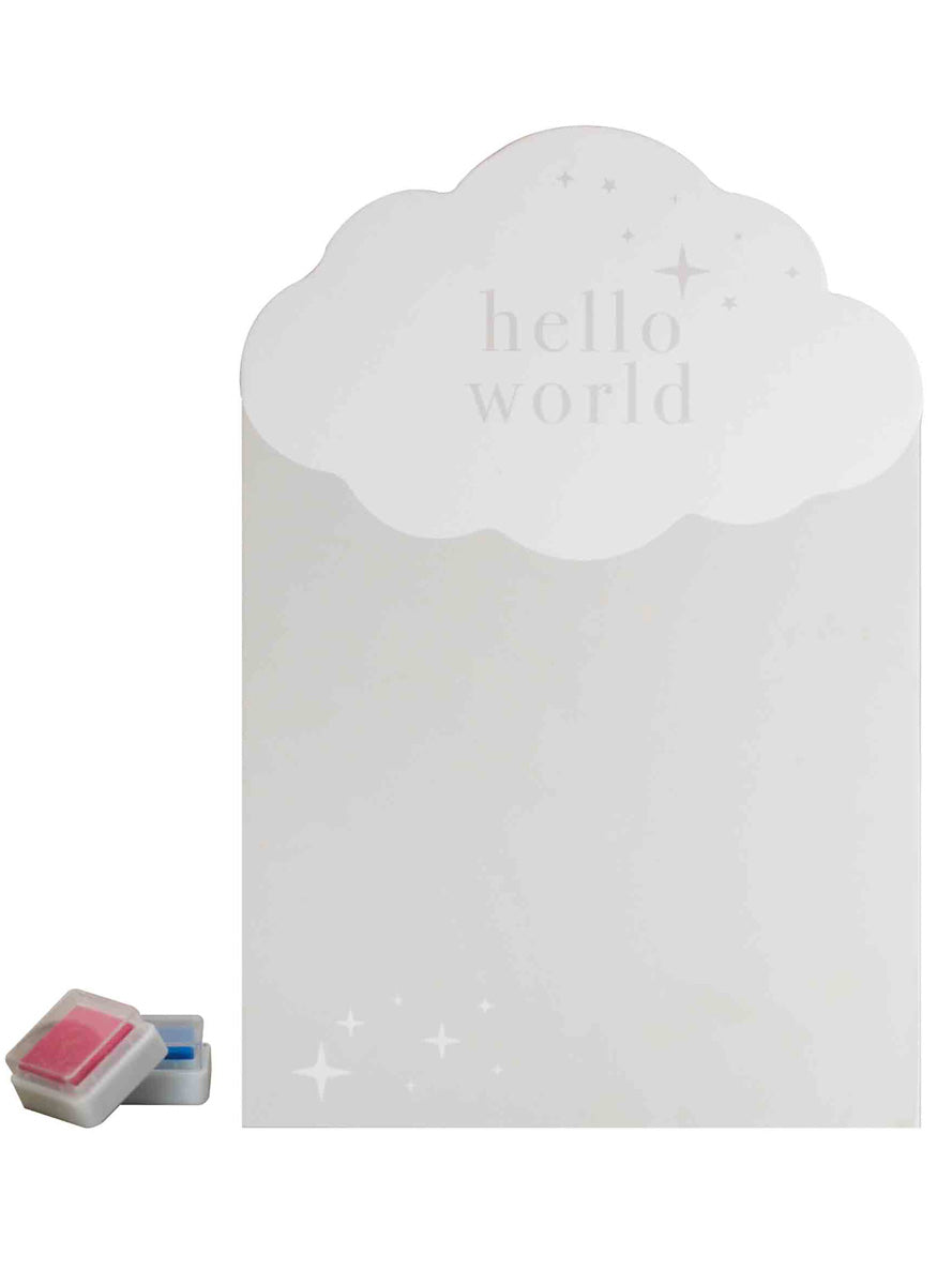 Dream Baby Shower 29cm Fingerprint Guest Book – Main Image