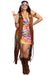 Plus Size Women's Tie Dye Hippie Fancy Dress Costume