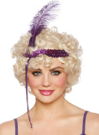 Short Curly Blonde Flapper Costume Wig for Women