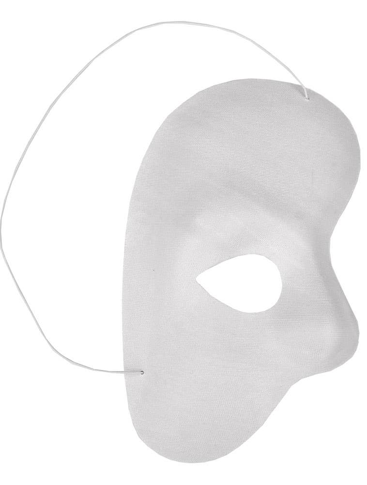 Simple White Phantom Of The Opera Over Eye Mask