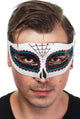 Day of the Dead Sugar Skull Men's Half Face Masquerade Mask