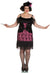 Plus Size Women's 1920's Flapper Costume Dress Front View