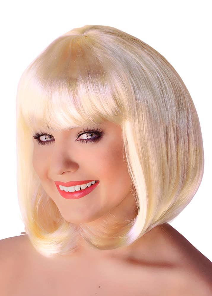 Blonde Bob Women's Costume Wig