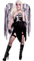 Women's Black and White Bad Fairy Halloween Costume Main Image