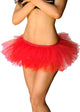 Adorable Red Fluffy Tutu Petticoat Womens Costume Accessory - Main Image