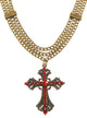  Gothic Cross Deluxe Necklace Genuine Elevate Costumes - Main Image