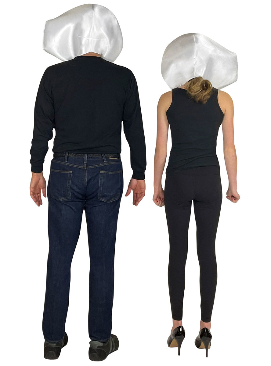 Ear Buds Novelty Couples Costume - Back Image