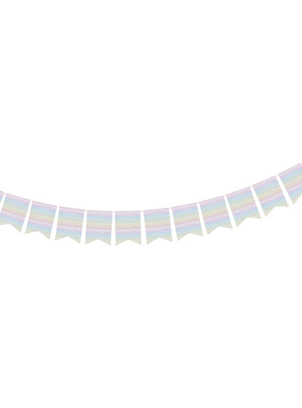 Eco Rainbow 3m Long Flag Bunting - Main Image