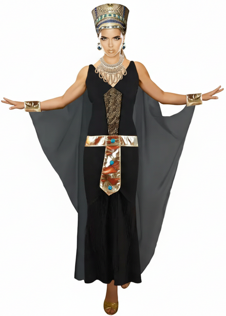 Egyptian Goddess Womens Ancient Times Costume - Main Image