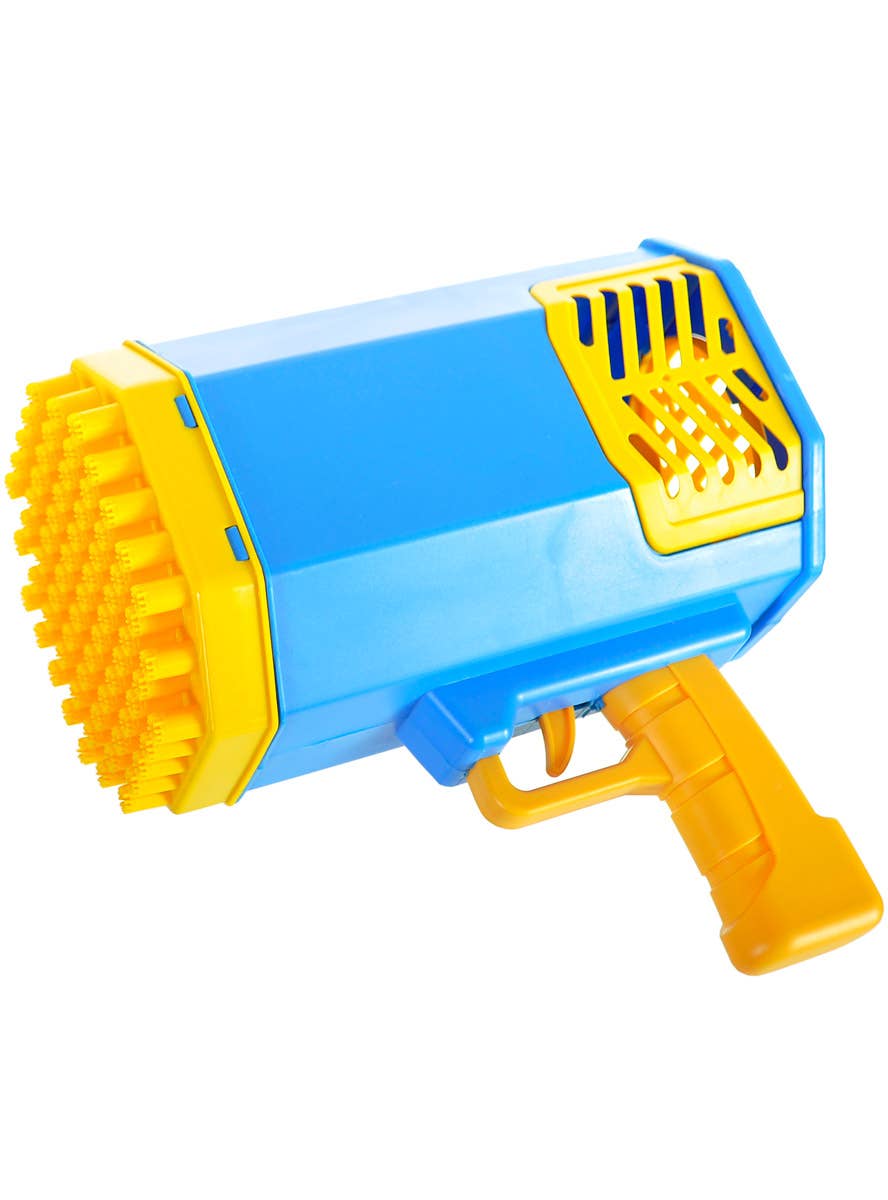 Image of Light Up Blue and Yellow Bubble Gun - Main Image