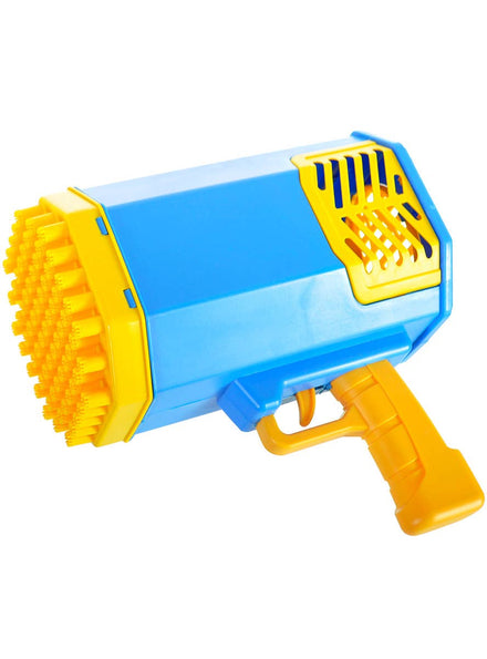 Image of Light Up Blue and Yellow Bubble Gun - Main Image