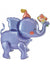 Image of Elephant Large standing Air Filled Safari Party Balloon - Main Image