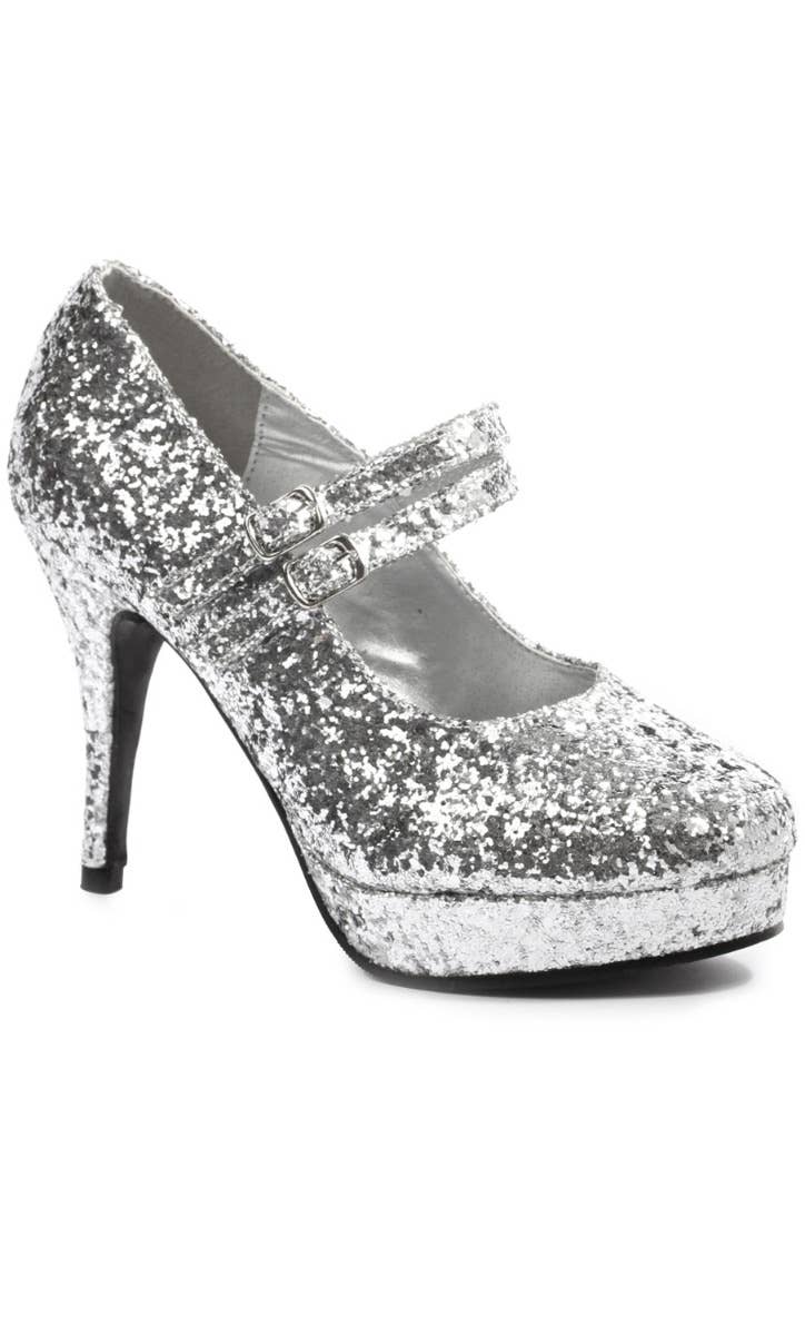 Women's Silver Glitter 4