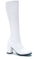 White Go Go Women's 1960's Long 3