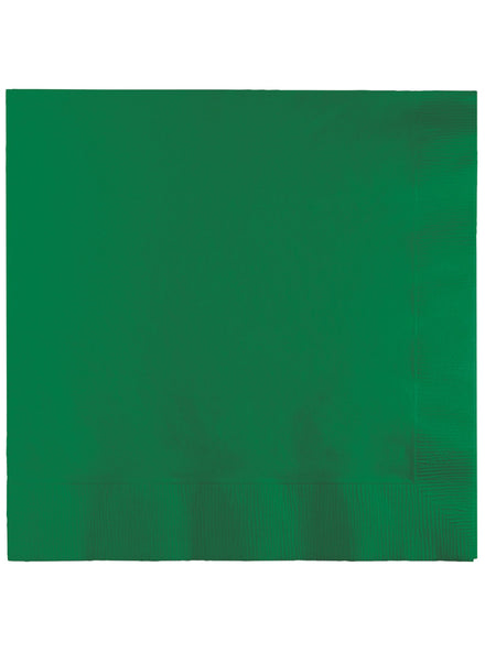 Emerald Green 50 Pack Beverage Napkins – Main Image