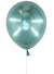 Image of Emerald Green Chrome 12 Pack 30cm Latex Balloons