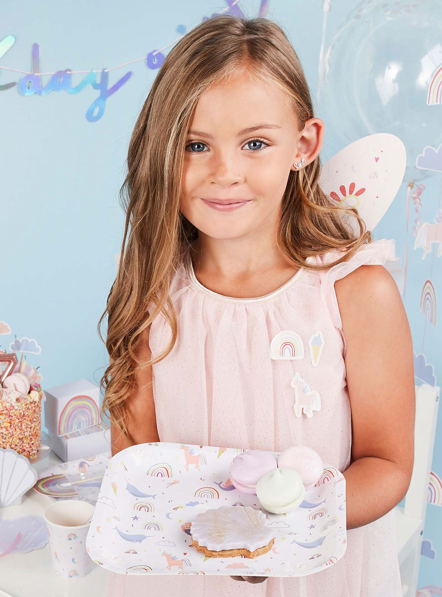 8 Pack Enchanted 23cm Paper Plates | Birthday Party Supplies